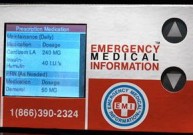 EMI 911 kortelė - asmens medicininei informacijai saugoti