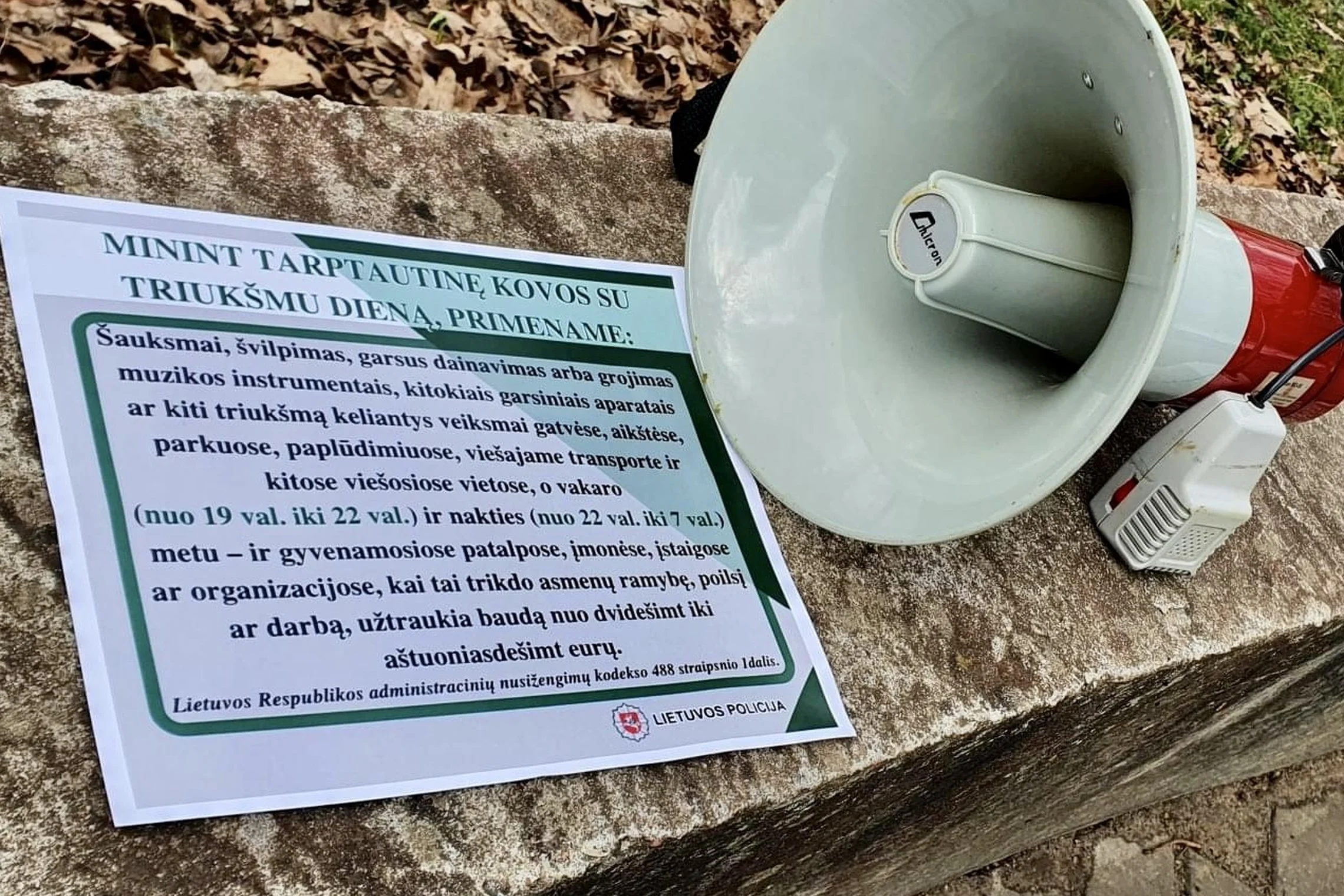 Tarptautinė kovos su triukšmu diena