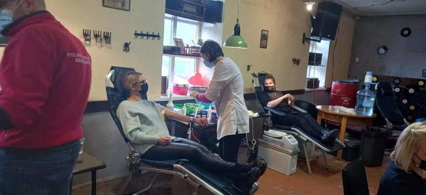 Donorai rikiavosi į eilę