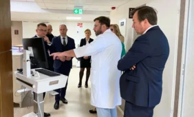 Atidaromas renovuotas Vilniaus miesto universitetinės ligoninės korpusas