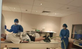 Į Klaipėdos ligoninę pacientė atgabenta straigtasparniu