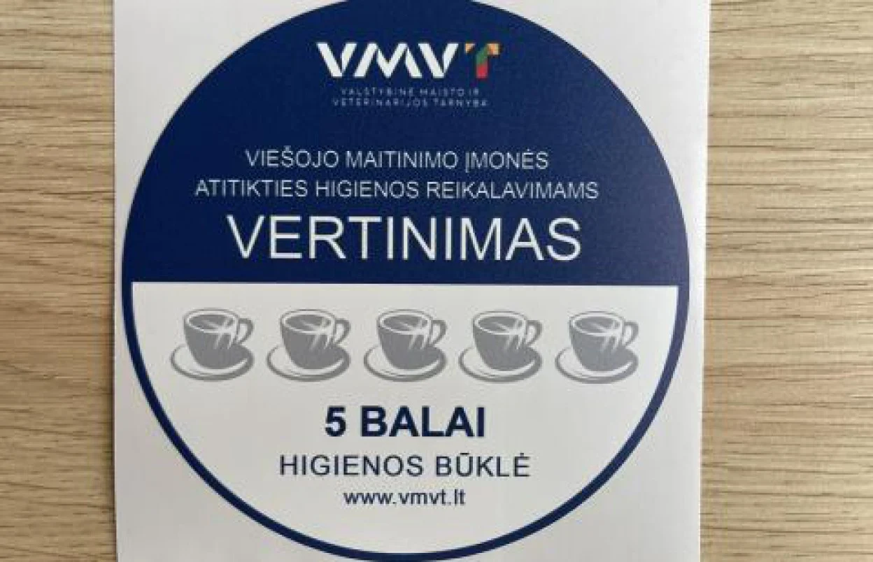 Rūpestis produktų kokybe – viešojo maitinimo įstaigų kasdienybė