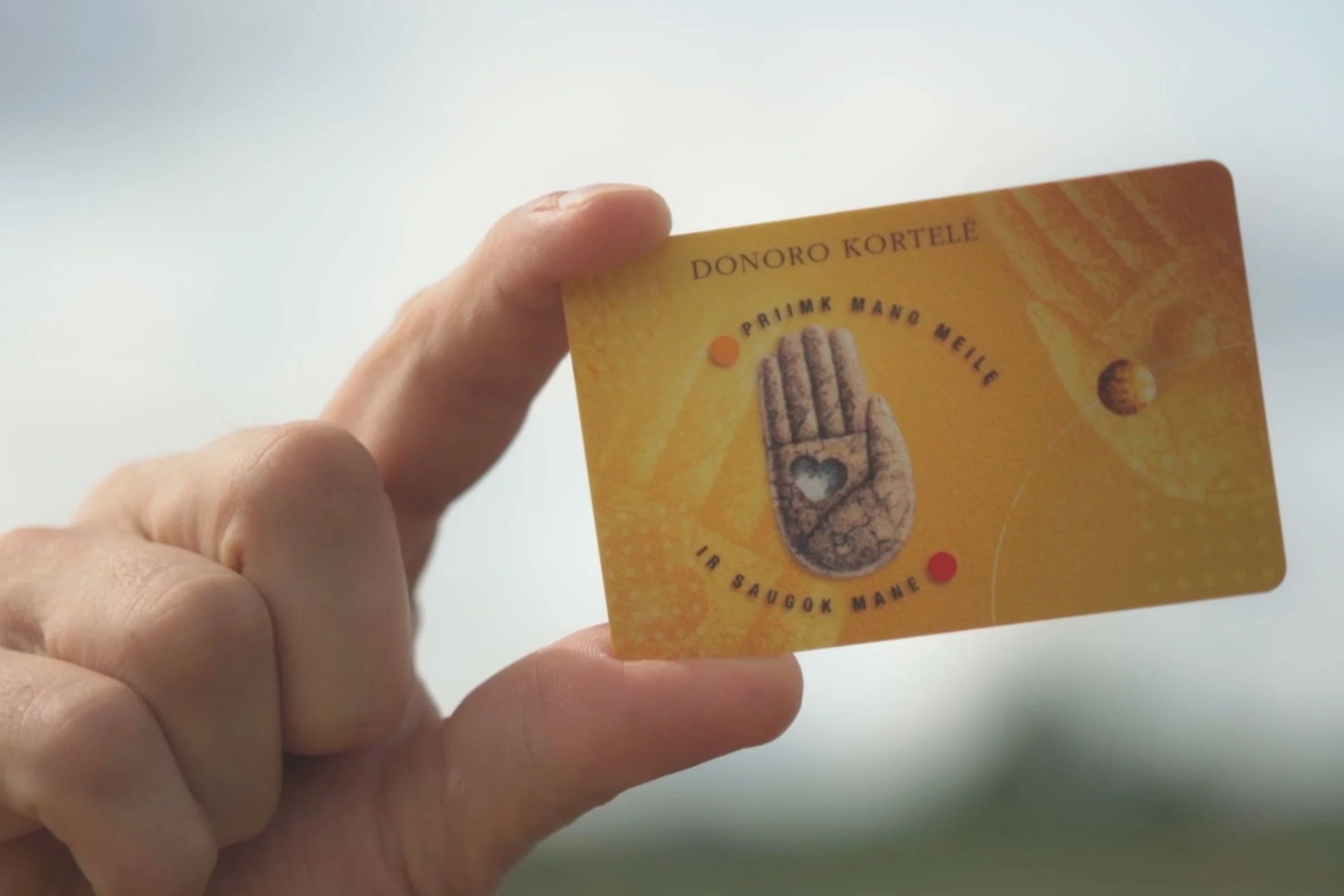 Donoro kortelė elektroniniu būdu: norinčiųjų tapti organų donorais – rekordinis skaičius