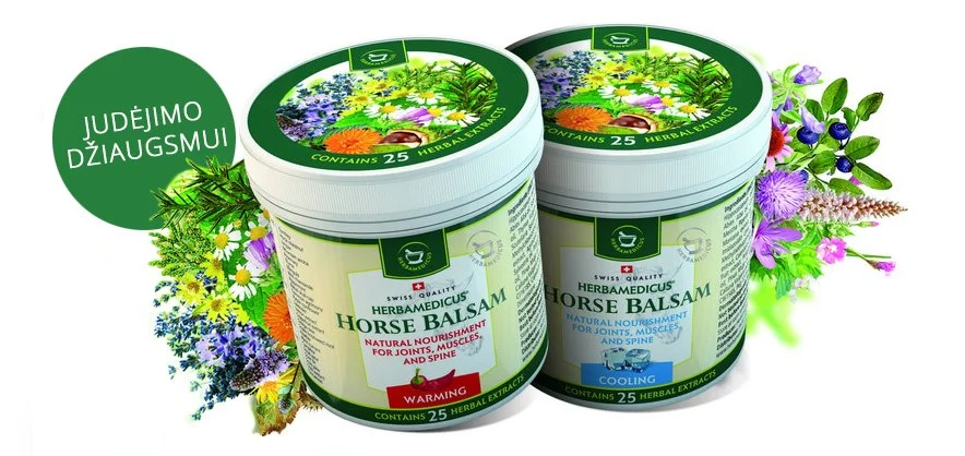 Herbamedicus balzamai – judėjimo džiaugsmui