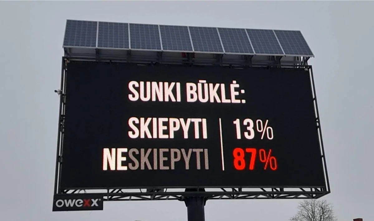 Po skandalingo tento Šiauliuose nukabinimo – skatinimo skiepytis kampanija 6 miestuose