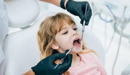 Vaikų dantų priežiūra