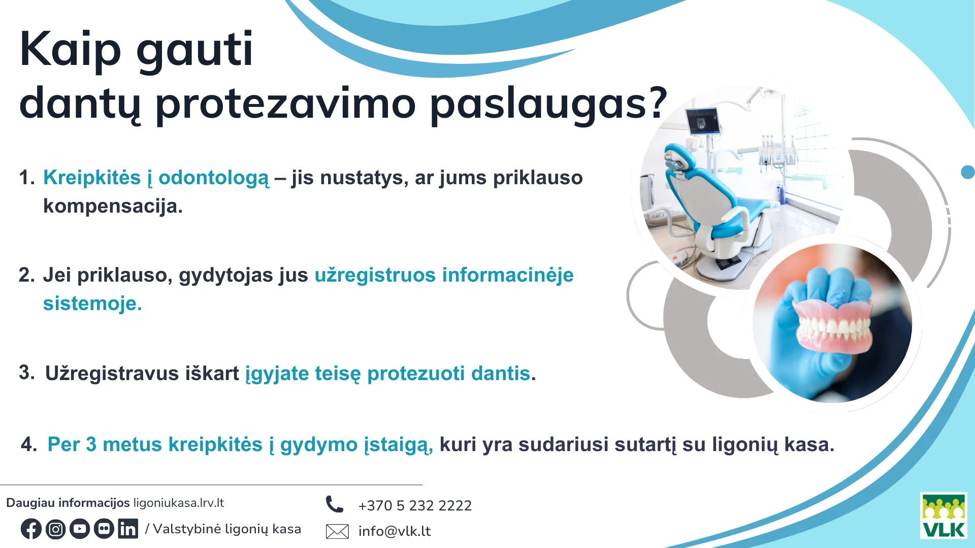 Kaip gauti dantų protezavimą