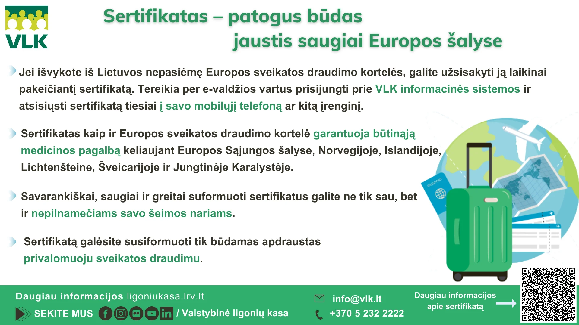 Sertifikatas keliaujant