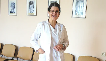 Respublikinės Šiaulių ligoninės Moters ir vaiko klinikos gydytoja akušerė- ginekologė Akvilė Papievytė. (Zitos Katkienės nuotr.)