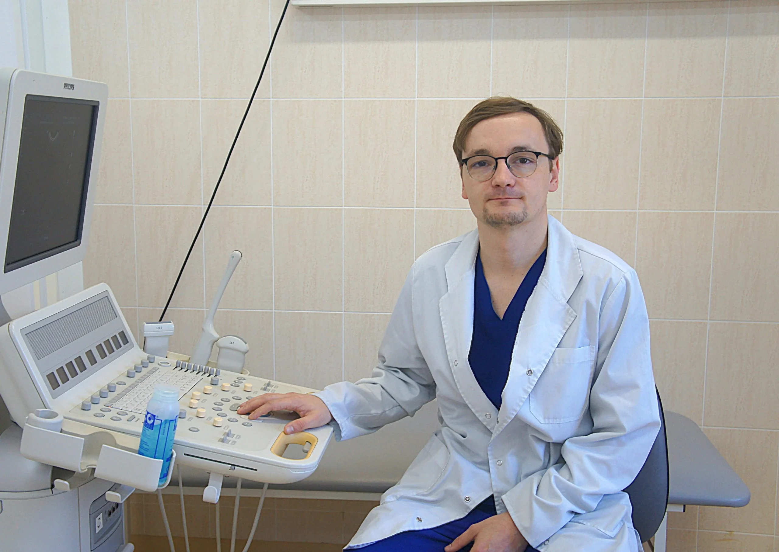 Respublikinės Šiaulių ligoninės Moters ir vaiko klinikos Ginekologijos skyriaus gydytojas akušeris-ginekologas Giedrius Putriūnas. Zitos Katkienės nuotr.