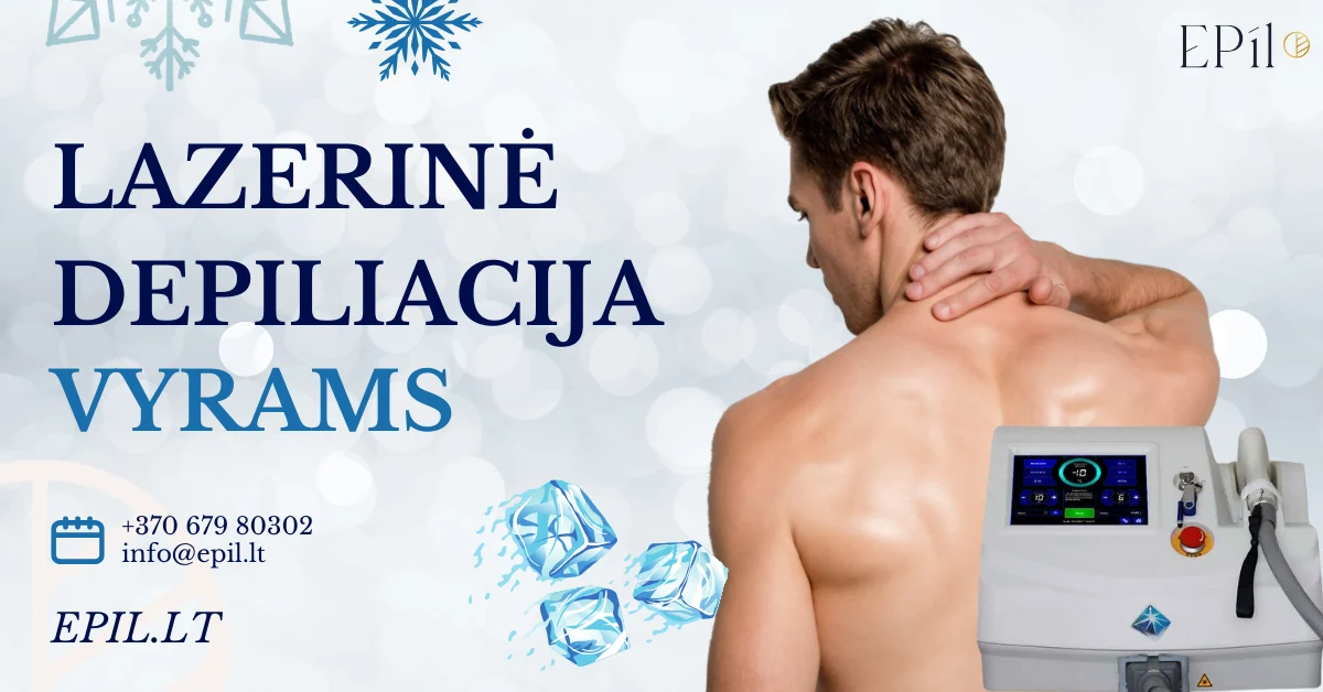 Plaukų šalinimas lazeriu vyrams
