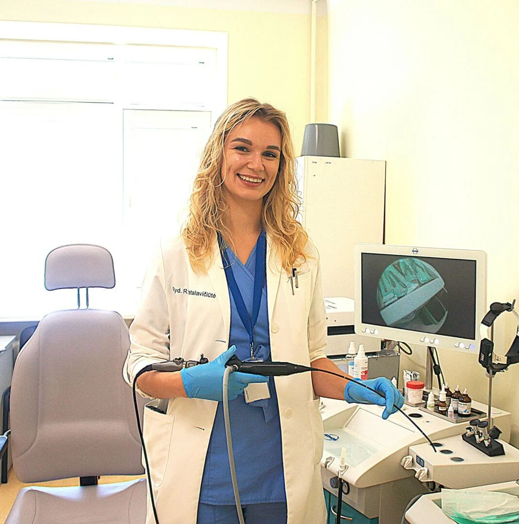 Gydytoja otorinolaringologė Rytė Patalavičiūtė. Zitos Katkienės nuotr.