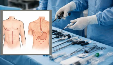 stemplės ir skrandžio vėžio operacija