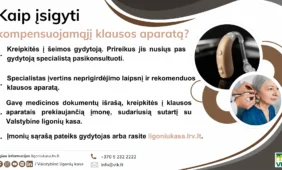 Klausos aparatai kompensavimas