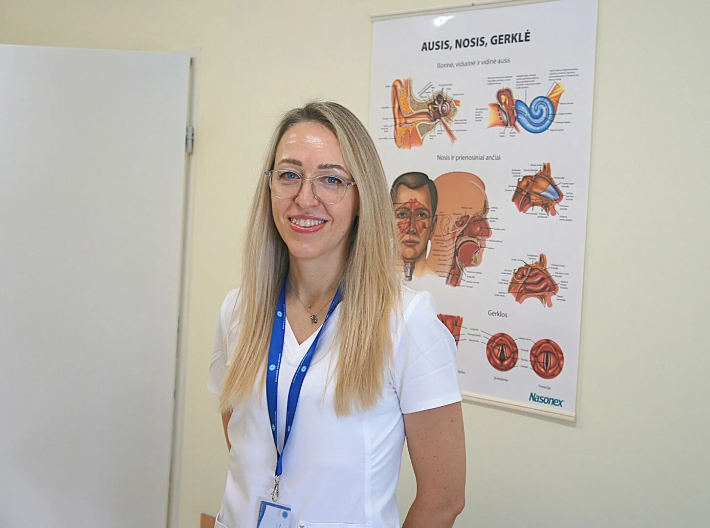 Gydytoja otorinolaringologė Aurelija Baniukaitienė. (Zitos Katkienės nuotr.)