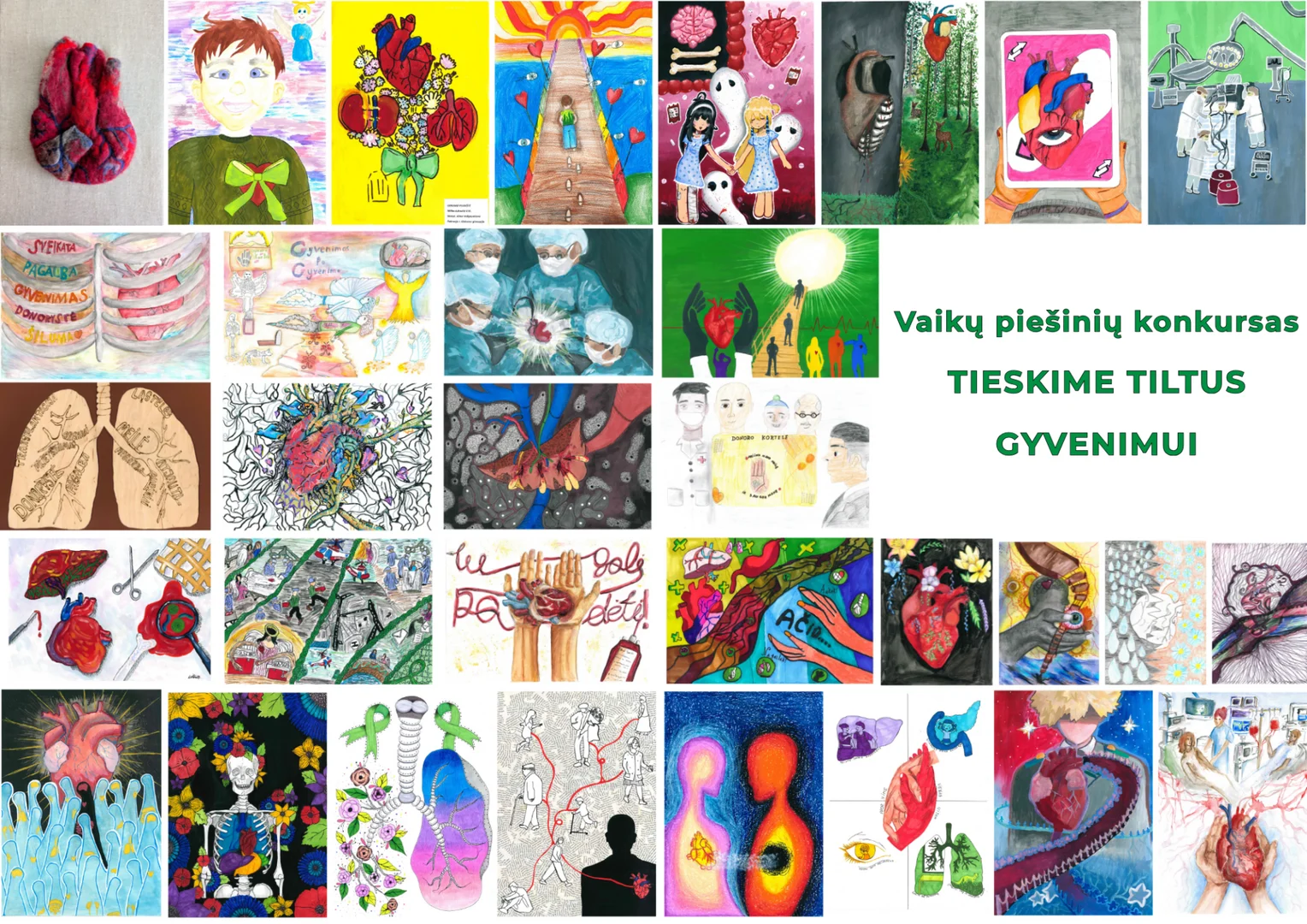 Transplantacijos biuras piešinių konkursas