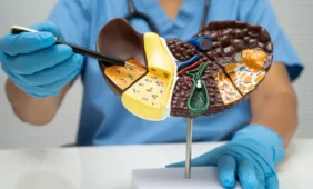 Suriebėjusios kepenys