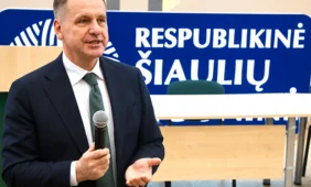 Naujasis Respublikinės Šiaulių ligoninės direktorius Darius Praninskas . (Zitos Katkienės nuotr.)