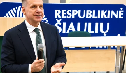 Naujasis Respublikinės Šiaulių ligoninės direktorius Darius Praninskas . (Zitos Katkienės nuotr.)