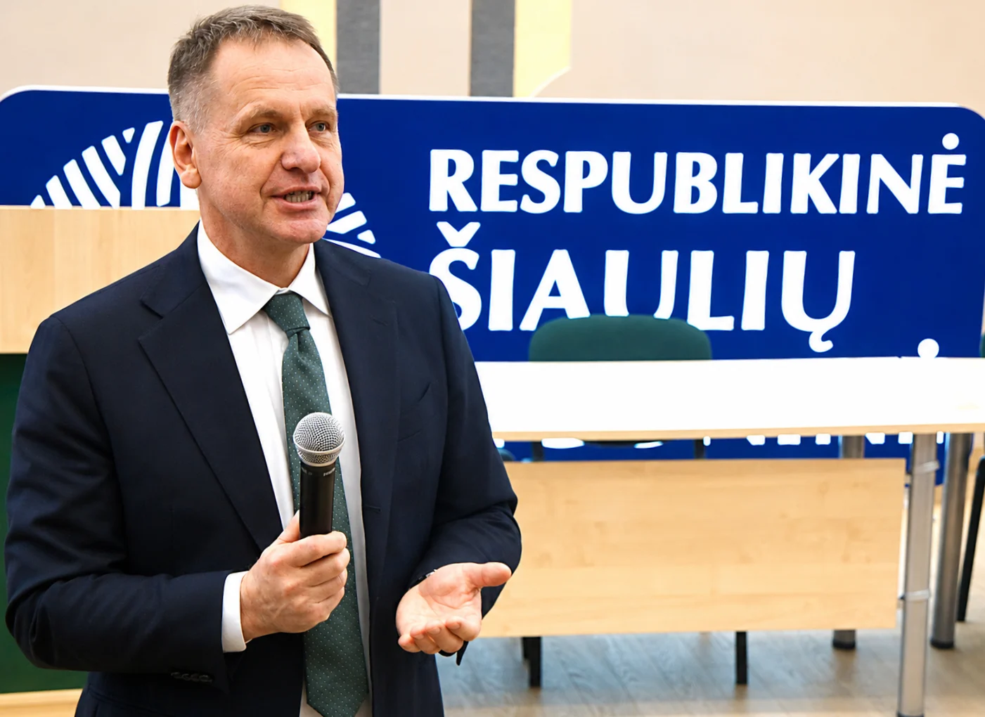 Naujasis Respublikinės Šiaulių ligoninės direktorius Darius Praninskas . (Zitos Katkienės nuotr.)