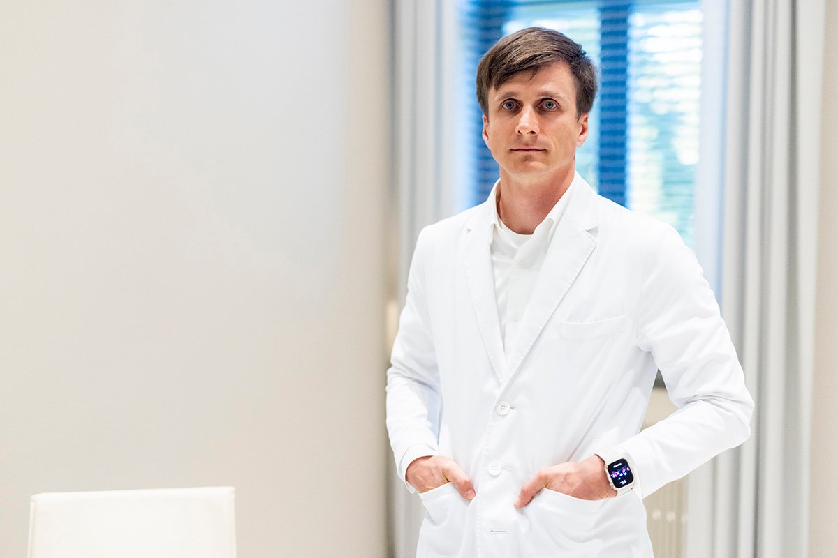 Sporto medicinos gydytojas Mantas Ambraška