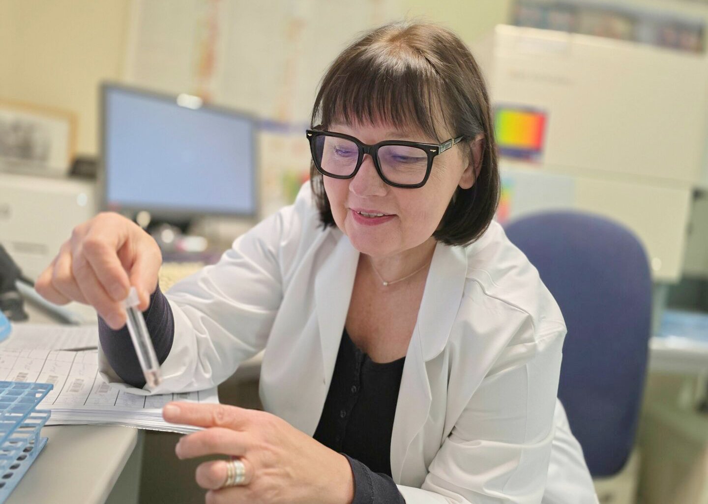Santaros klinikų Laboratorinės medicinos centro Klinikinės imunologijos ir kraujo perpylimo laboratorijos medicinos biologė dr. Laimutė Jurgauskienė